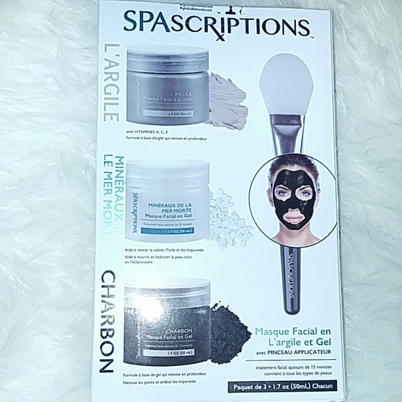 SPAscriptions Makeup Spascriptions Clay And Gel Face Masks Poshmark